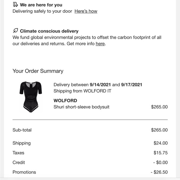 WOLFORD SHURI BODYSUIT - Picture 6 of 6